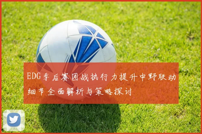 EDG季后赛团战执行力提升中野联动细节全面解析与策略探讨